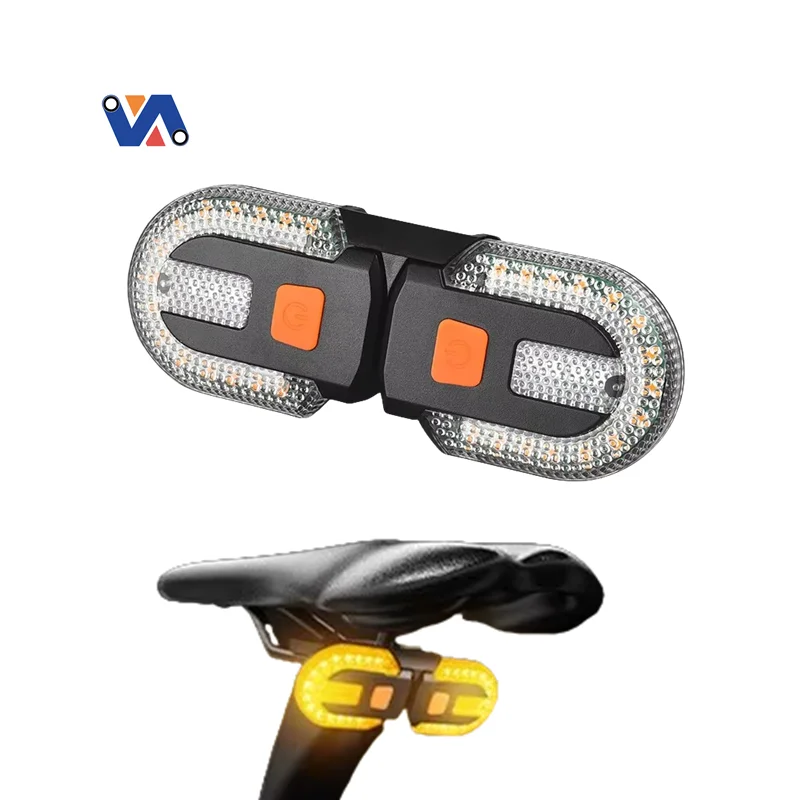 Superbsail Acessórios para Motocicleta e MTB Luz de Neblina Indicadora para Bicicleta Luz LED para Pedalar à Noite Conjunto de Luzes Dianteiras e Traseiras para Bicicleta