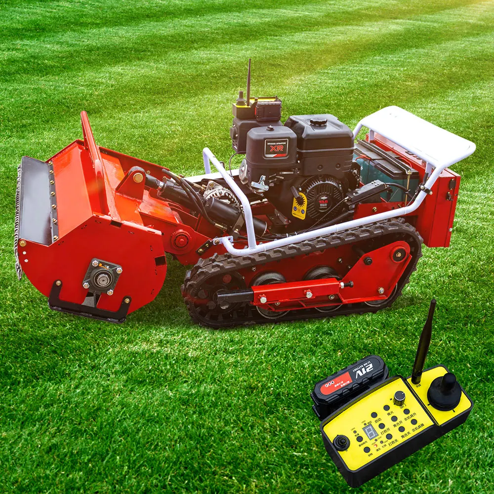 Diesel Engine Remote Control Multifunction Crawler Machine with Mower Forestry Mulcher