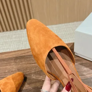 Wholesale Suede Upper Women Casual Style Ladies Shoes Charms Dropshipping Products 2026 Summer Shoes Flats Shoes for Women