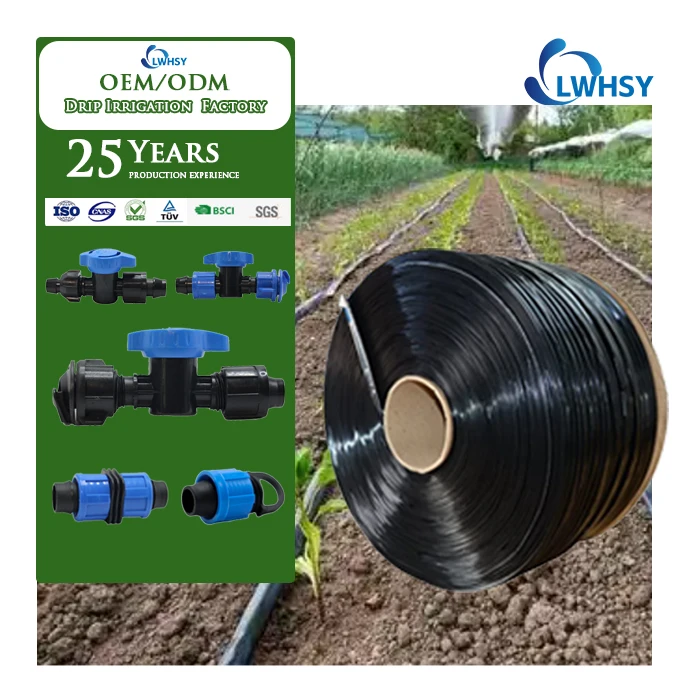 New Drip Tapes fittings Irrigation Bypass valve coupling connector  Factory Direct Wholesale for Agricultural Irrigation Kit