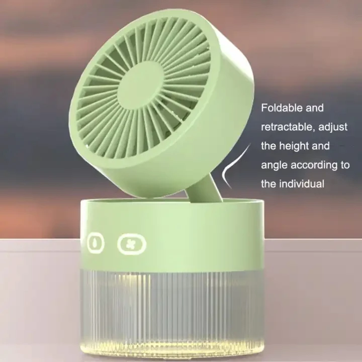 Edon Timing Air Cooling Portable Mini Mist Fan 120mm