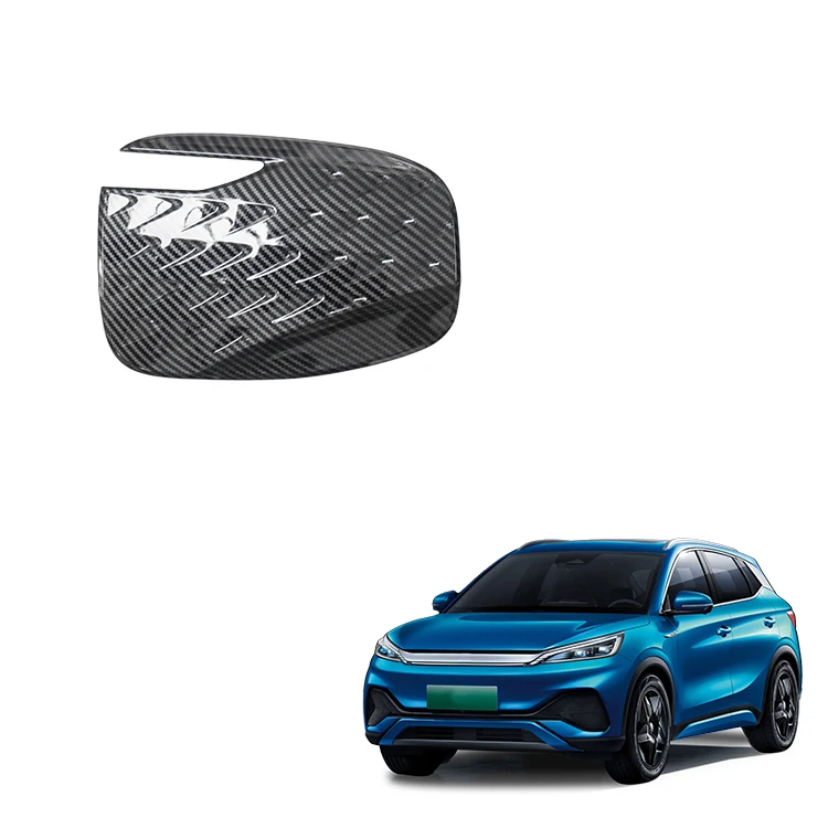 Car Exterior Decoration New Style ABS Imitate Carbon Charging Port Protection Covers For BYD ATTO 3 Yuan Plus