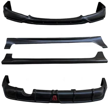 New design Car Accessories For Honda Civic 2012-2015 Upgrade FD2 Front lip Rear lip Side skirts Car Body kit