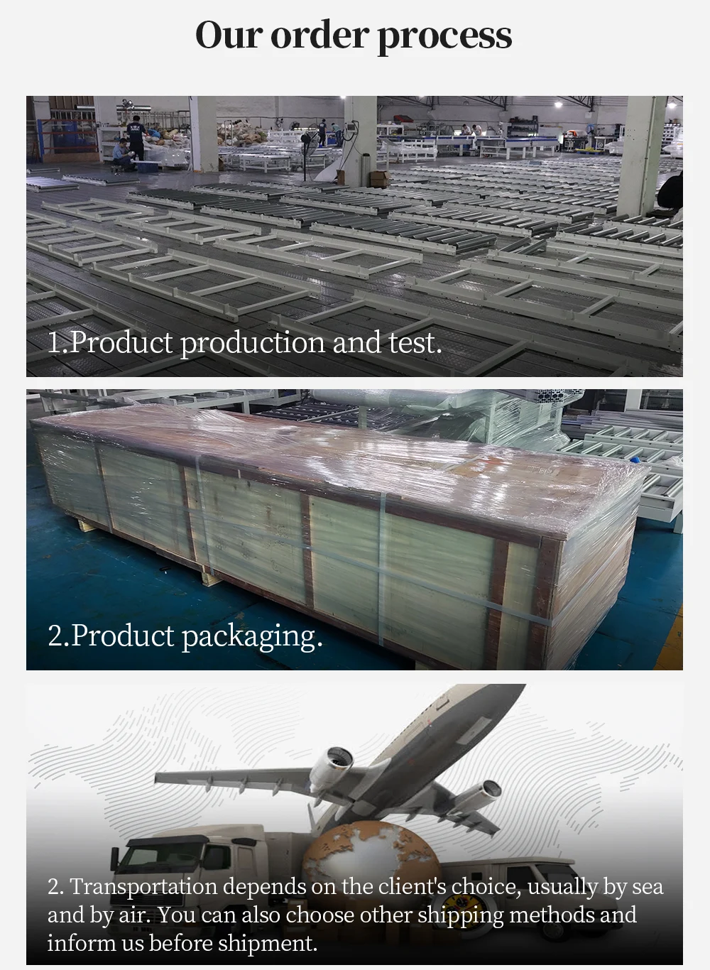 Intelligent and unmanned furniture curve RGV motorized conveyor with track details