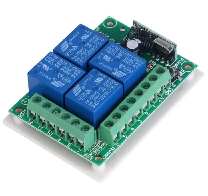 3 Mode Wireless Remote Control Relay - 1 Channel, 12V