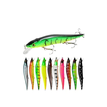 Cherry Factory Direct 11.5cm/14g Bionic Bait 14g Bionic Hair Floating Minnow Lure Magnetic Guide Ring Hard Artificial Soft Bait – Soft Lure – view 2