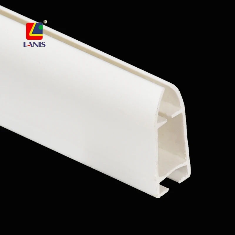 Cheaper Prices and Good Quality Windows Parts Roller Blinds Accessories White Color With End Cap Plastic Bottom Rail