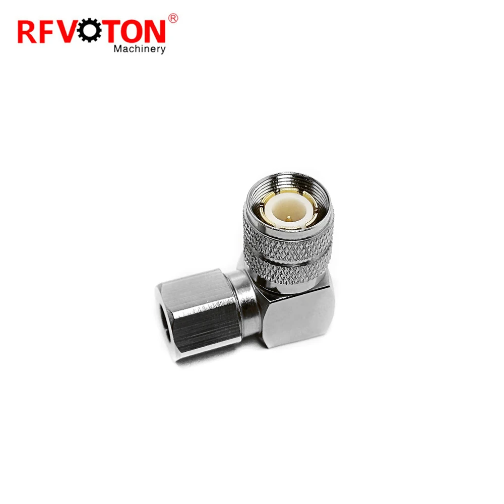 RF connector 1.6-5.6 L9 type male pin RA right angle 90 degree clamp for ST212 BT3002 coaxial cable plug details