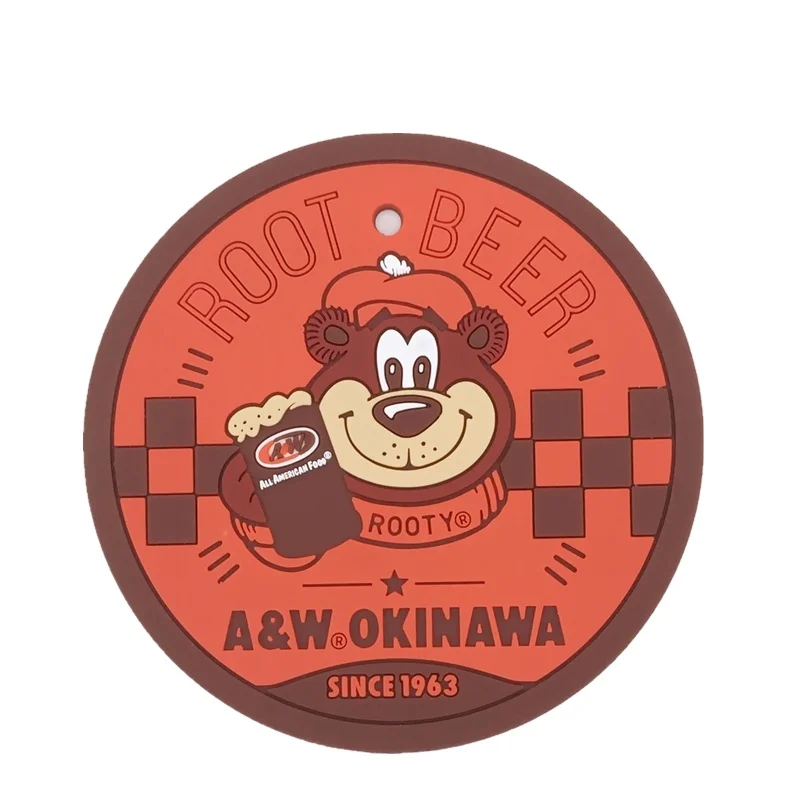 Custom Soft PVC Silicone Patches Heat Transfer Adhesive Backing Durable Rubber 3D Patch for Clothes Garment Hats