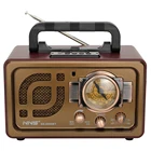 Home Desktop Radio AM FM SW 3 Band Radio Manufacturing Wooden Vintage Radio Speaker With BT MP3 Player NS-8099BT