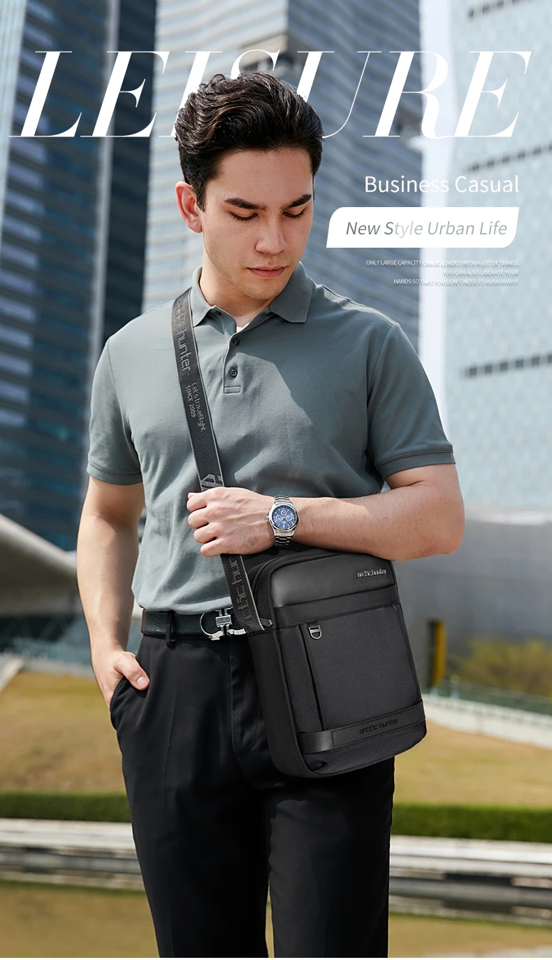 ARCTIC HUNTER New Arrive Messenger Business Shoulder bag Crossbody Bag Waterproof Sling Bag men