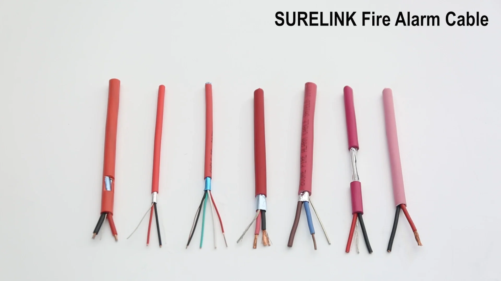 2core 4core Bare Copper Or Cca Ph30 Ph120 Red Fire Alarm Cable Fire ...