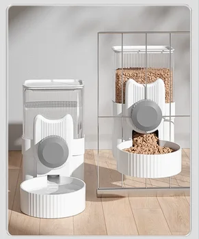 Dog hanging water dispenser automatic water dispenser cat hanging cage cat bowl pet kettle