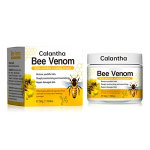 Oem Bee Venom & Ectoine Anti-Wrinkle Hydrating Lightening Brightening Facial Cream 50G for All Skin Types Private Label