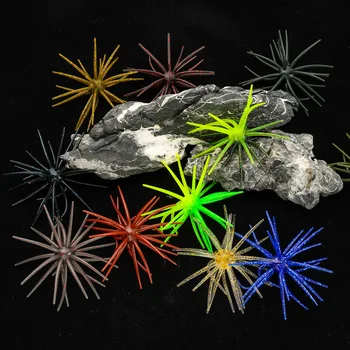 CHEERY Cross-border TPE Soft Bait Lure-Floating Black-Pit Water Bladder Ball & Sea Urchin Shapes WithoutHooks Boxed Packaging – Soft Lure – view 3