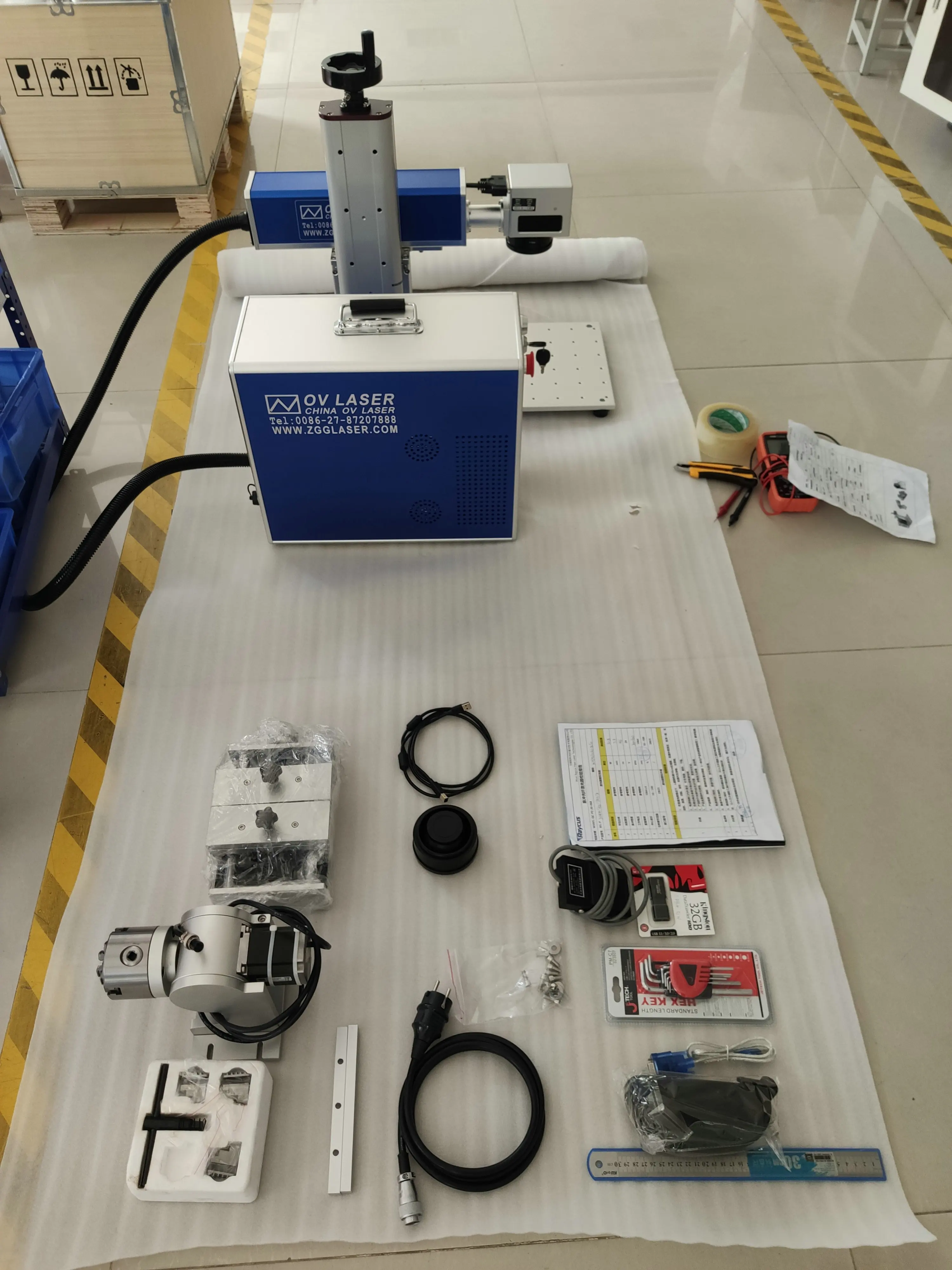 Lightburn Support OV Laser Fiber SF30 SF-50 30w 50W
