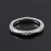 Bague en or massif 18 carats avec diamant moissanite véritable