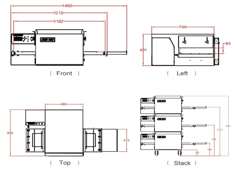 Pizza Hut Automatic Pizza Making Machine Continuous Tunnel Pizza Oven