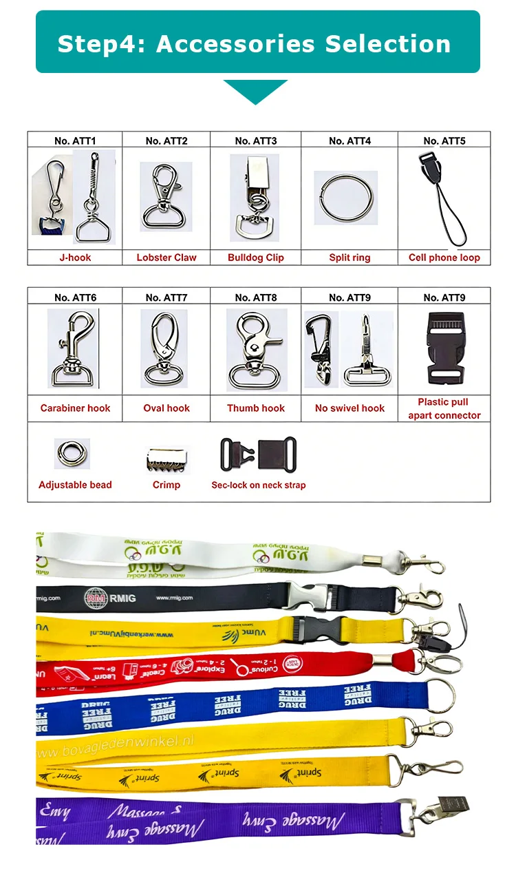 Polyester Custom Printed Hook Key Holder Lanyards Durable For Multi-Functional ID Badges & Exhibition Passes_voghion.com
