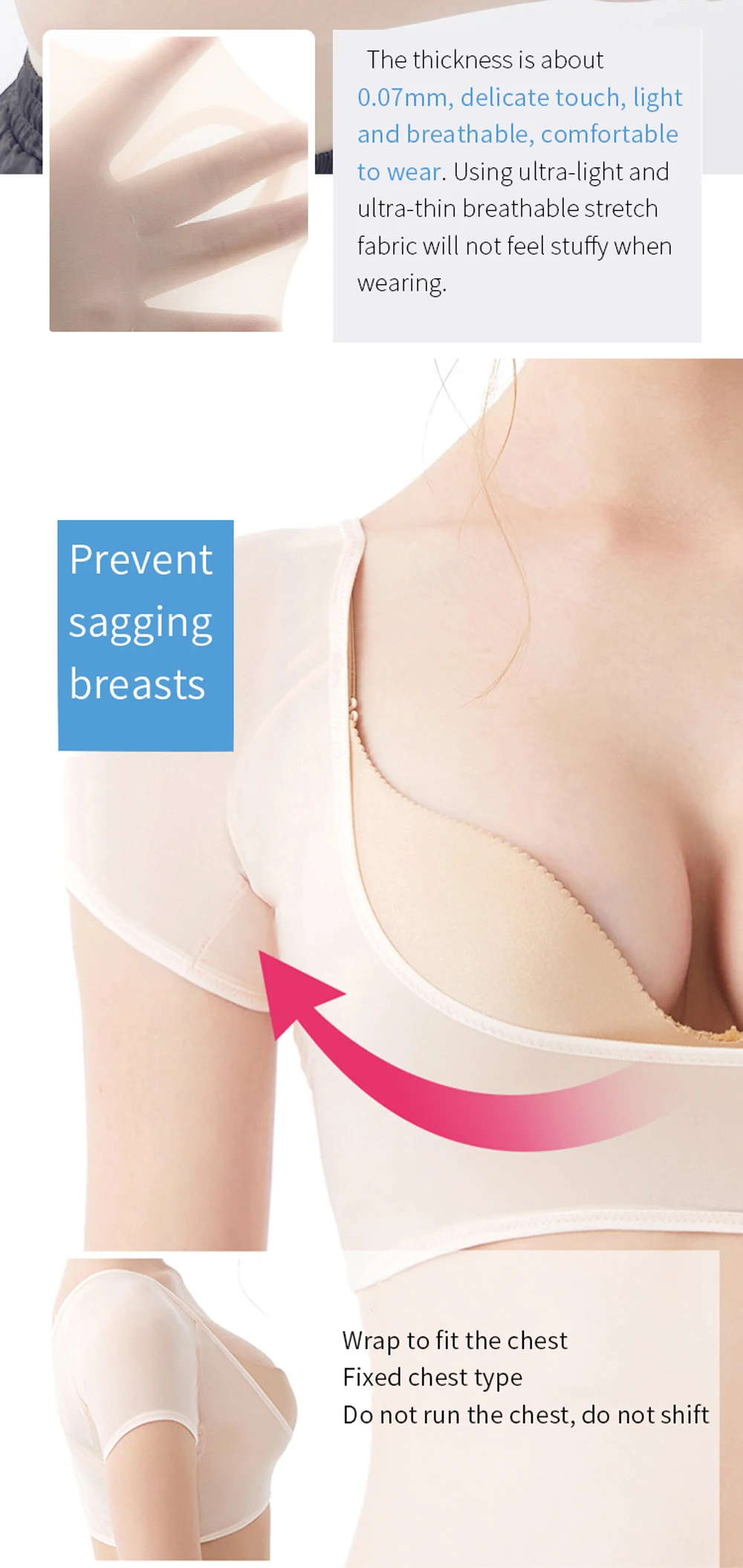 High Quality Underarm Sweat Pad Breathable Underwear Tshirt Bottom