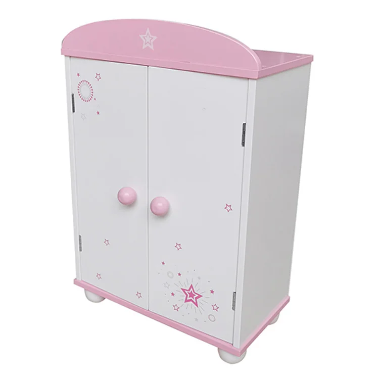 かわいい赤ちゃんのワードローブ人形の家の家具両開きドアピンク白ワードローブ木製 Buy ワードローブ木製 赤ちゃんのワードローブドールハウスの家具 かわいいベビーワードローブドールハウス家具二重扉ピンク白のワードローブ木製 Product On Alibaba Com