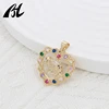 Colored zircon elephant