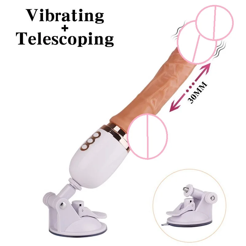 Gode Ceinture Automatique Télescopique Enjoyloving - Vibrations, Silicone, Rechargeable USB