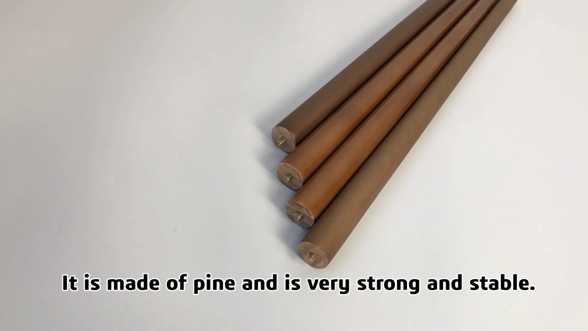 Cone Wooden Tapered Unfinished Legs For Stools Sofa Chair Table With