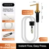 Pompe distributrice en or brossé PVD avec kit de tube d'extension