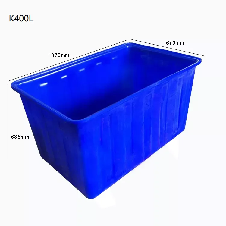 Poly Food Grade 1000l Large Plastic Container Tubs Square Plastic Water 