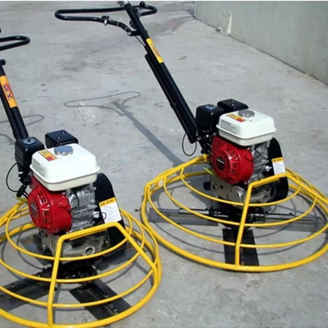 Gasoline Handed Concrete Floor Wall Road Smoothing Finishing Power Trowel Concrete Power Shovel