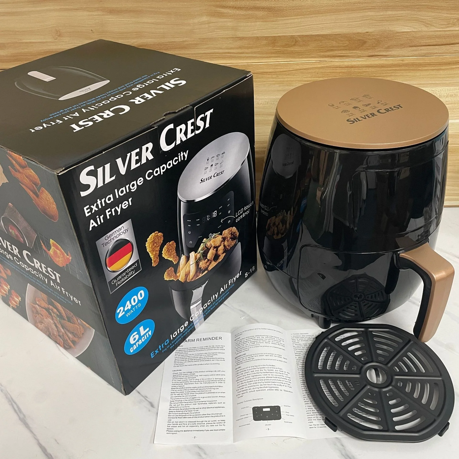 Silver Crest 6L Extra Large Capacity AirFryer