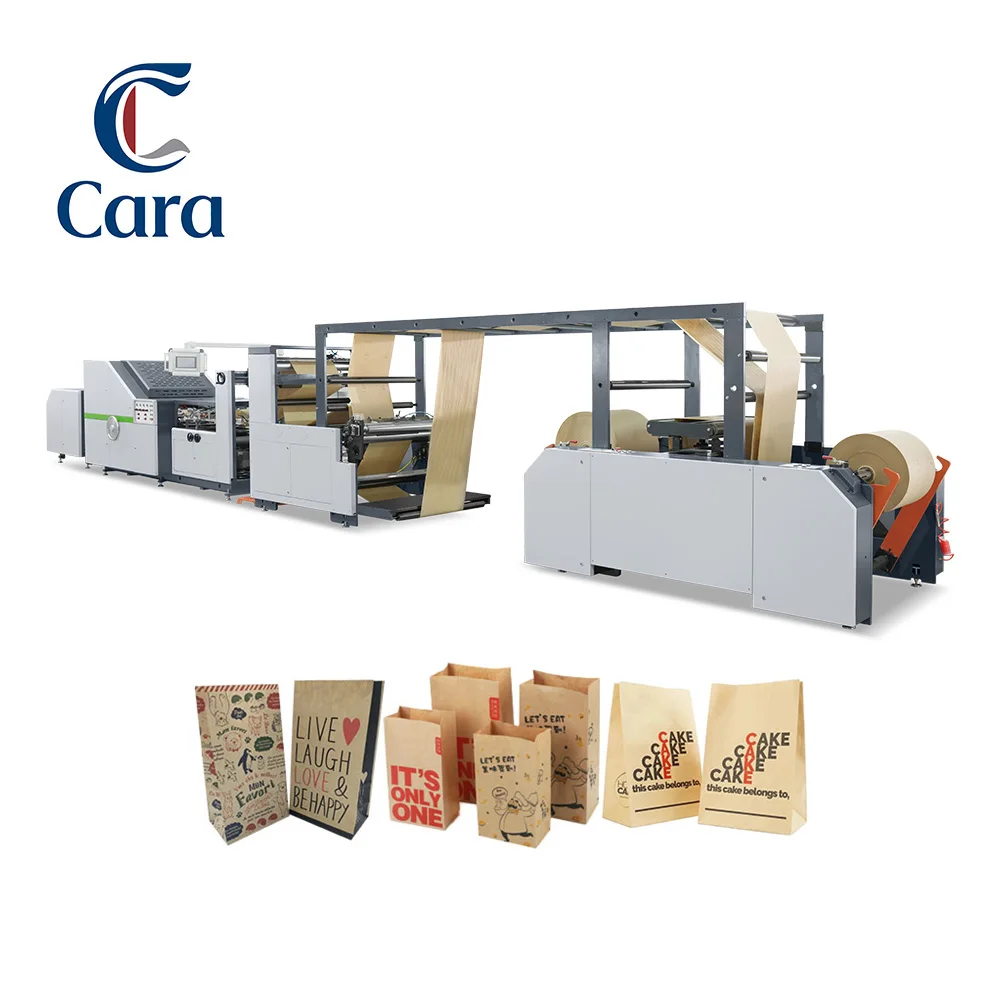 Cara Brand Biodegradable Cloth Patch Carry Paper Polythene Garbage T-Shirt Shopping Plastic Bag Making Machine Price