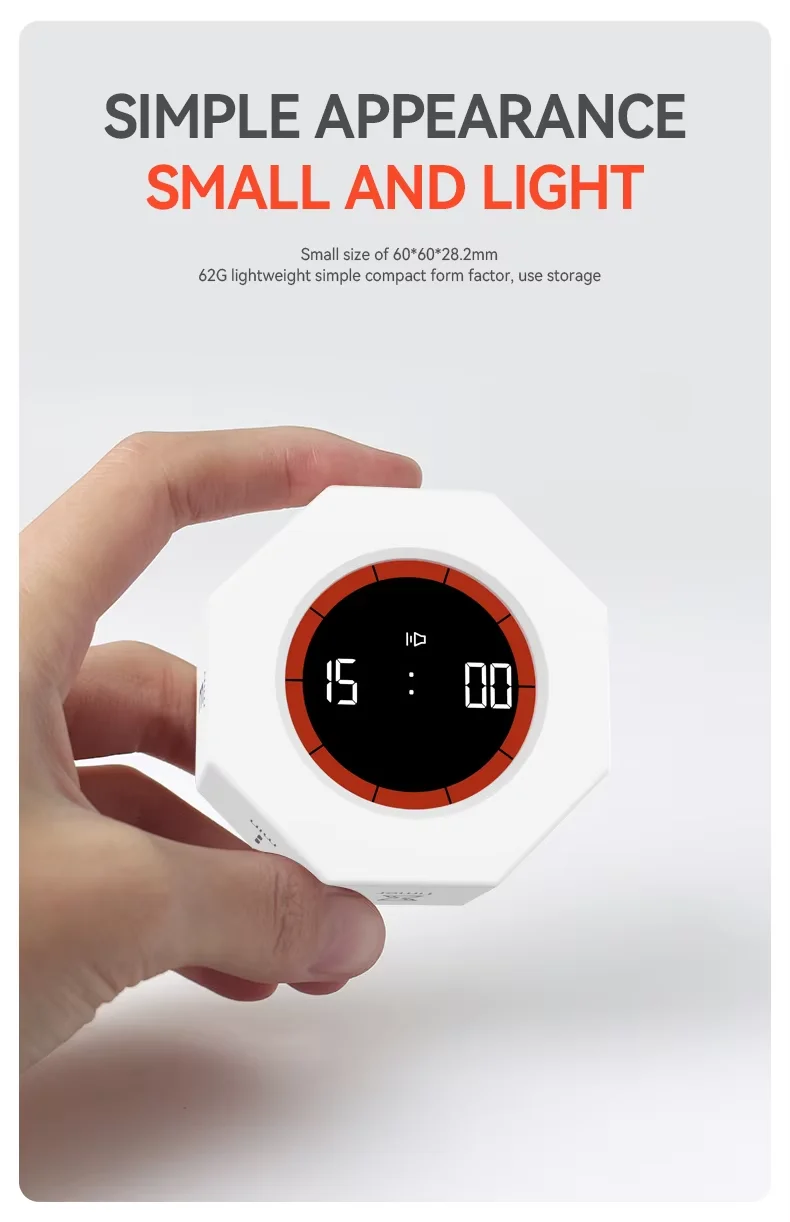 Timer Time Manager for Learning Children’s Self-Discipline Clock Punch Kitchen Fitness Timer