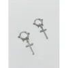Cross ear buckle
