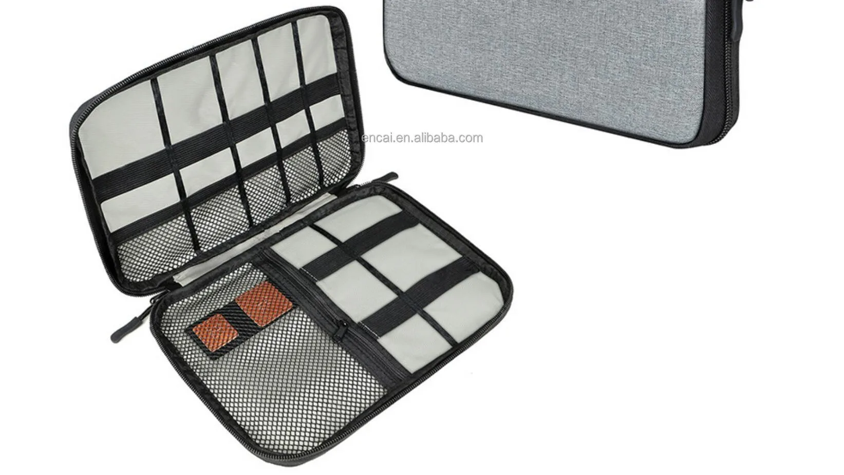 Travel Electronics Organizer Bag Waterproof Cord Storage Electronics