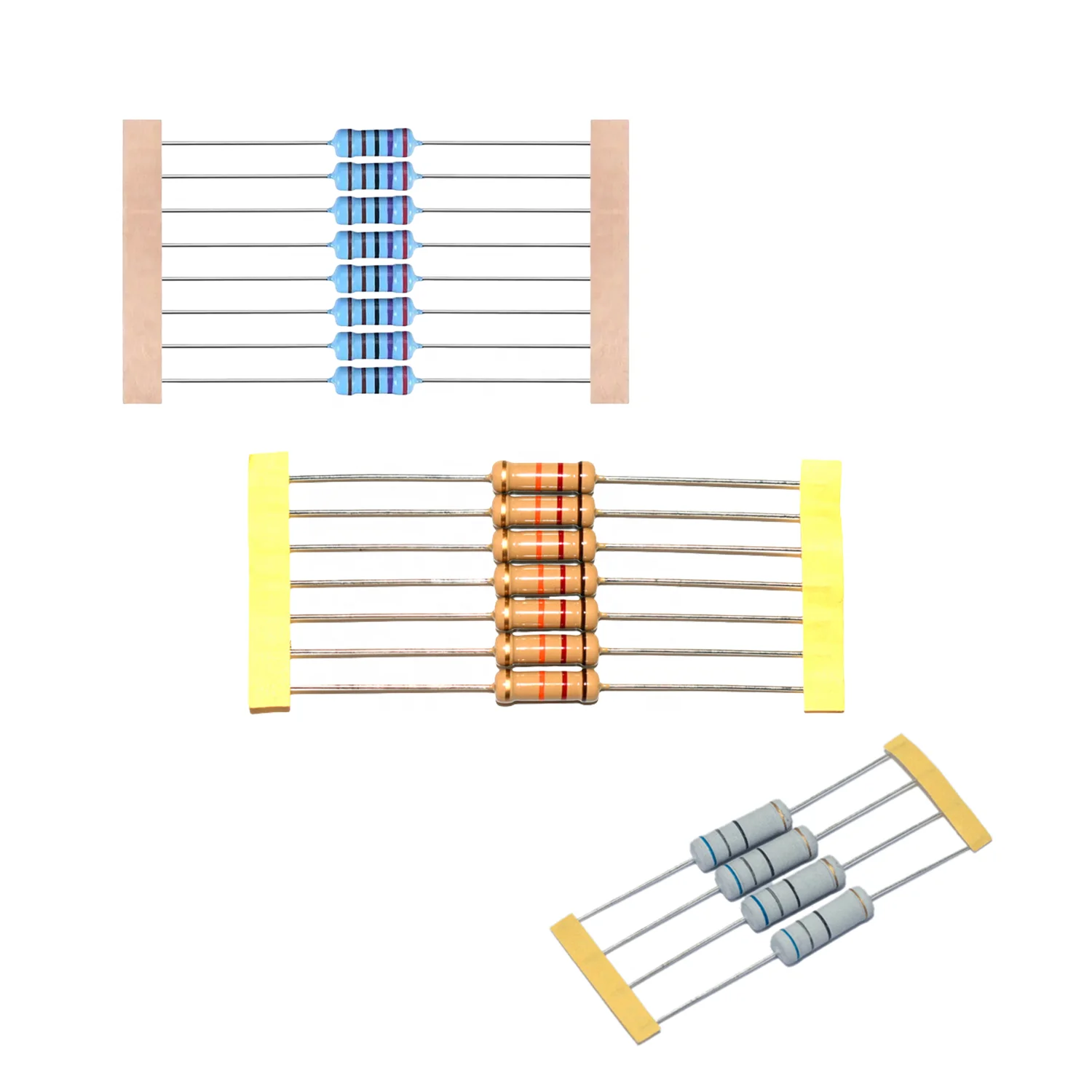 Widerstandswerte 1 Ohm-1 MOhm Kohleschicht-Widerstände 0,5W Set