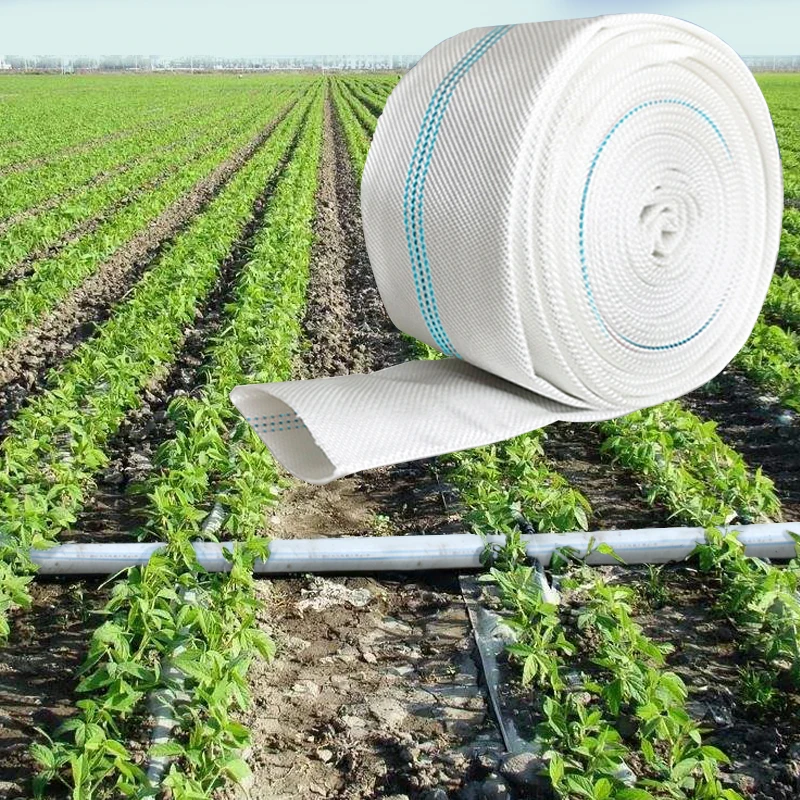 2 Inch White Canvas Hose Pipe for Agricultural Irritation Hose Layflat
