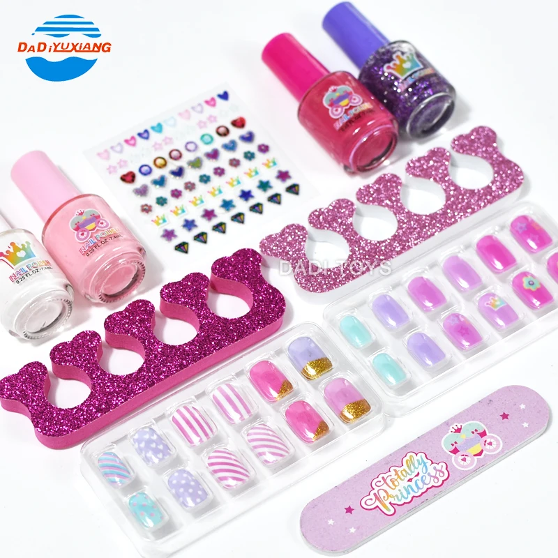 Beauty Play Set Pretend Play Makeup Toys Girls Nail Salon Toys Kids Toy