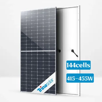 Trina Bifacial Solar Panels Vertex S TSM 450W 500W 550W 600W 670W 144 Cells Half Cut Mono PV Module Trina Solar module