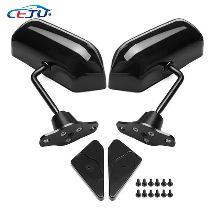 Miroir Rétroviseur Latéral Réversible Pour Voiture RC 1:10 - Noir - Pour Drift Et Touring