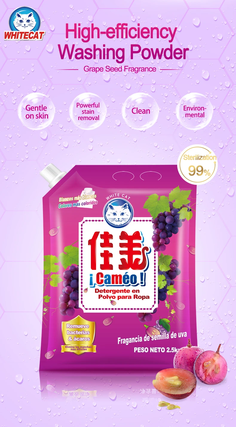 Rich Foam Washing Powder Neutral Detergent Laundry Powder Best Selling details