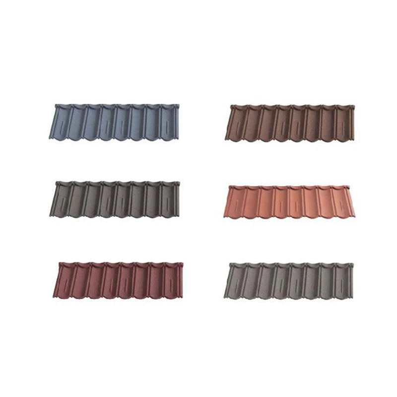 Chinese high quality roof tile metal 0.4x420x1340mm stone coated metal roof tiles