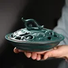 Mosquito Incense Burner - Lotus - Green