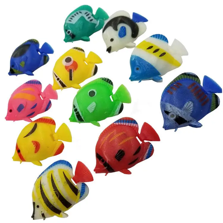 Artificial Tropical Fish Floating Moveable Fish Fish Tank Toys Simulation  Landscape Aquarium Decoration Ornament