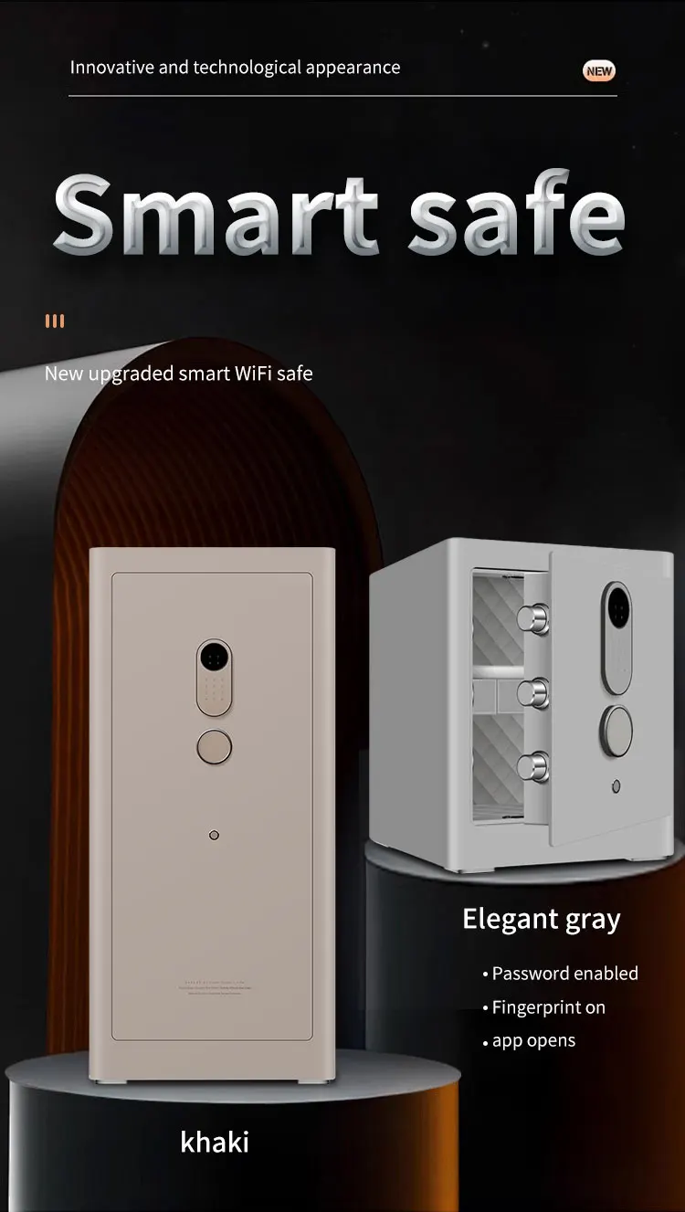 CEQSAFE TUYA APP WIFI  Anti-Theft Safe Box Steel Digital Safe Box with Strong Electronic Digital Lock for Home Safety manufacture