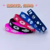 5-pack of alien silicone wristbands