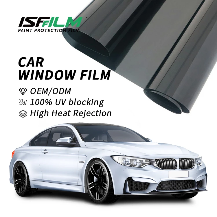 UV Rejection Car nano Ceramic film auto Heat-resistant Roll tinted black