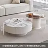 Bvlgari White Cabinet+Brown glass table[80CM+60]