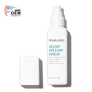 Oem Factory Lavender Chamomile Vetiver Calming Essential Oils Deep Sleep Pillow Spray for Sheets Bedding